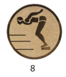 3331-08 Center disc D-25 Aluminium 25MM